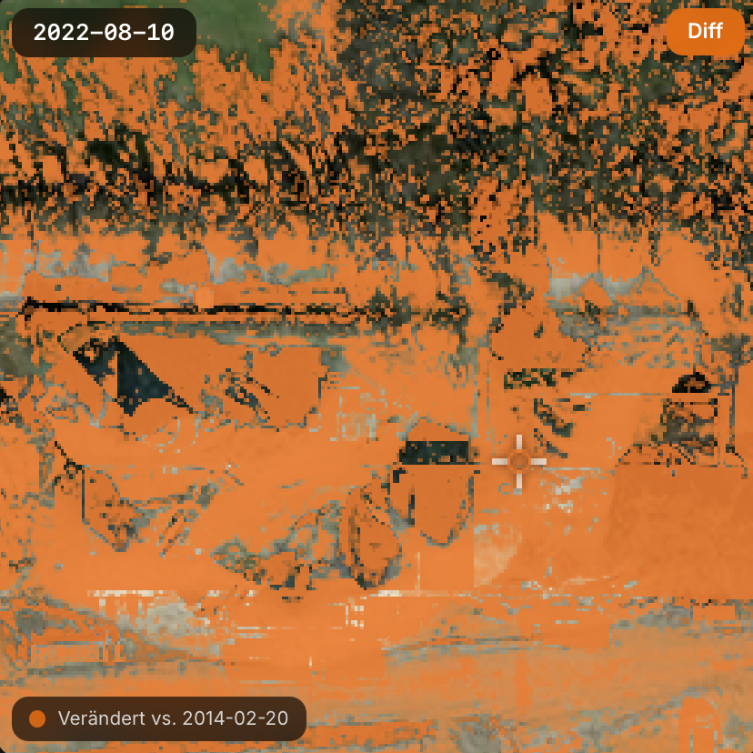 rekon — change heat map highlighting activity across a site